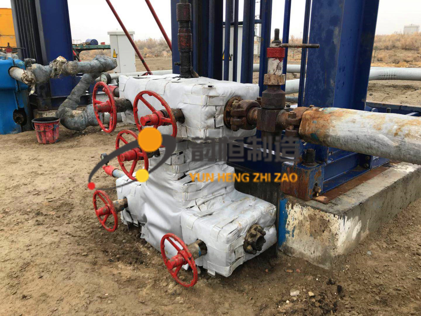 新疆油田石油设备保温改造1